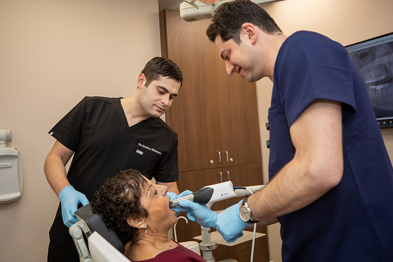 gum disease patient with dr